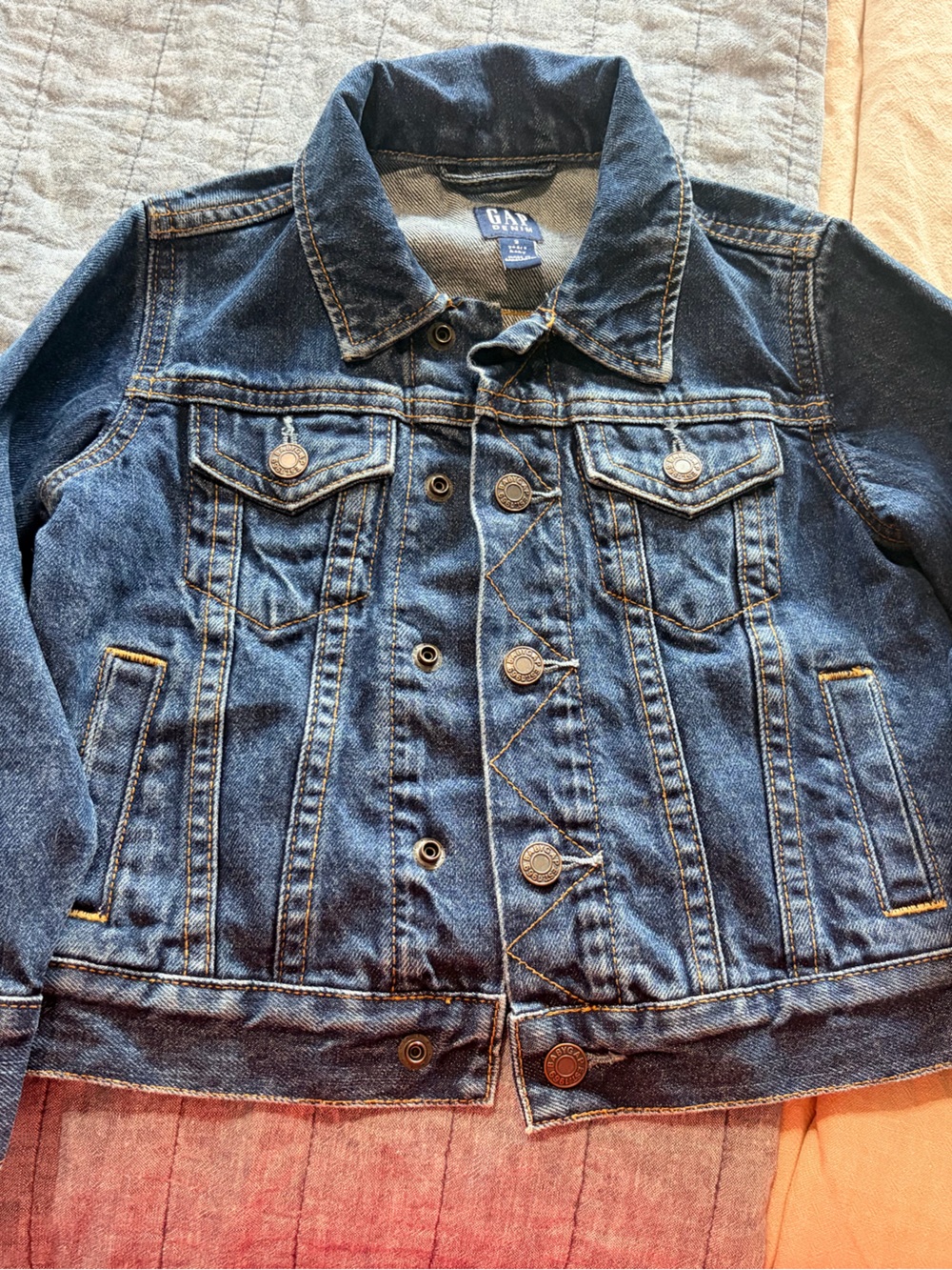 GAP Denim Jacket in Dark Blue Wash